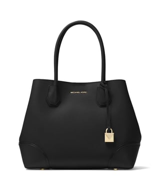 Buy MICHAEL Michael Kors Black Mercer Gallery Medium Tote for Women Online Tata CLiQ Luxury