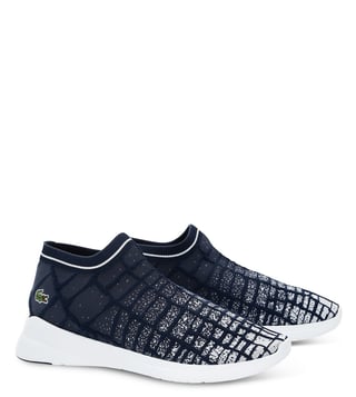 Buy Lacoste Fit Sock Trainers With Green Croc Sneakers for Men