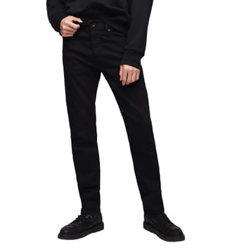 Buy Diesel Black Buster L.34 Pantaloni Tapered Fit Jeans for