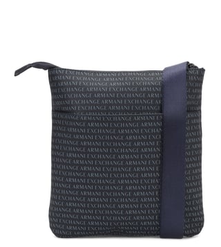 Buy Armani Exchange Navy Medium Logo Cross Body Bag for Men Online @ Tata  CLiQ Luxury