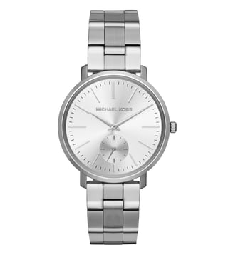 Buy Michael Kors Jaryn Silver Dial Watch for Women Online Tata