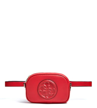 Buy GUESS Red Megan Small Belt Bag for Women Online @ Tata CLiQ Luxury