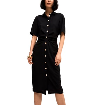 kate spade button front shirt dress