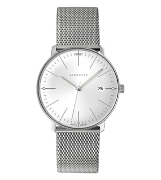 Buy Junghans Max Bill 41446348 Silver Dial Watch for Men Online