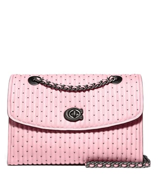 Buy Coach Pink Parker Medium Shoulder Bag for Women Online Tata