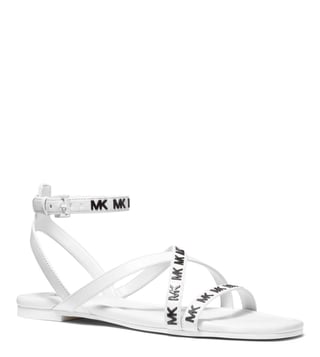 Tasha flat best sale sandals michael kors