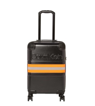 Buy Calvin Klein MARSHALL Black & Orange Trolly Cabin 20 Inches Online @  Tata CLiQ Luxury
