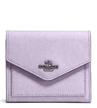 Buy Coach Soft Lilac Small Tri-Fold Wallet for Women Online @ Tata
