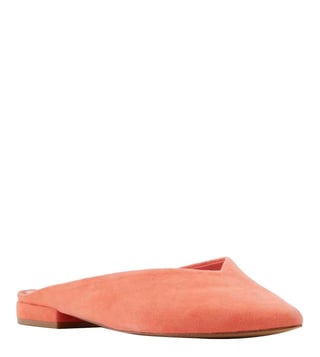 Orange hotsell suede mules