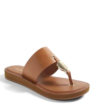 Buy Aldo Natural Yilania T Strap Sandals for Women Online Tata