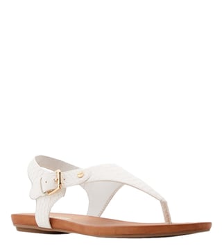 Buy Aldo White Mecia Back Strap Sandals for Women Online Tata