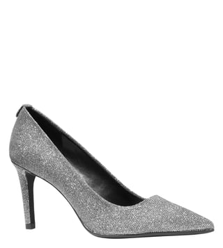 Michael kors hot sale silver pumps