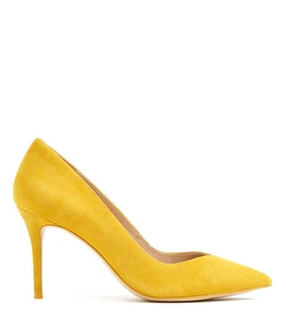 Buy Aldo Mustard Stiletto Pumps for Women Online Tata CLiQ Luxury