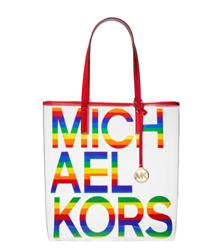 Michael Kors The Michael Bag Large North/South Tote Rainbow store One Size NWT