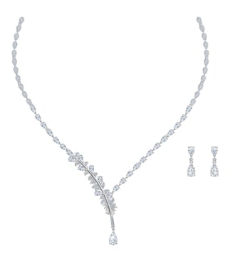 olive leaf torsade pearl necklace