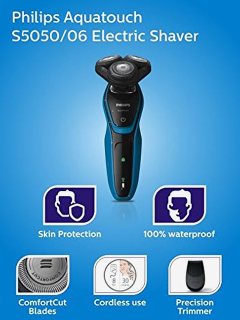 Philips S5050/06 Aquatouch Electric Shaver (Black) from Philips at best
