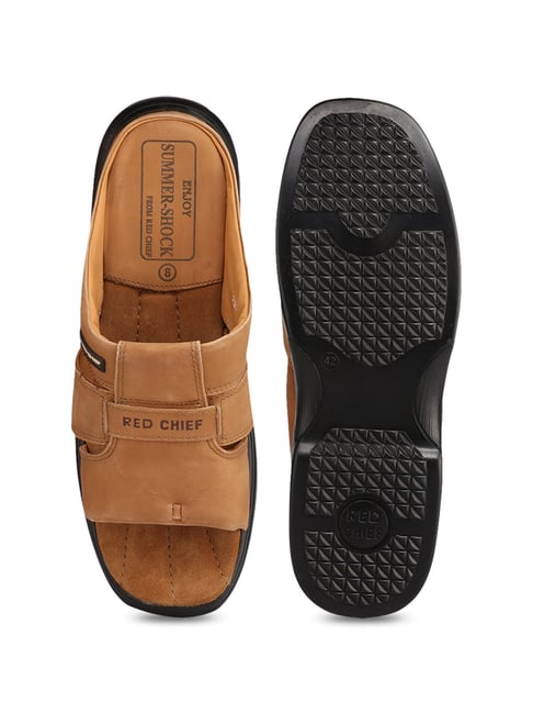 Red Chief Rust Casual Slippers from Red 