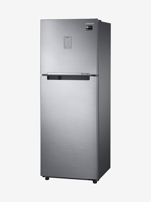 Samsung 253l Inv 4 Star 2019 Frost Free Double Door Refrigerator Elegant Inox Rt28m3424s8 Hl