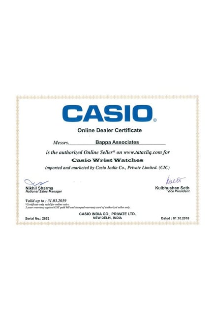 Bappa deals associates casio