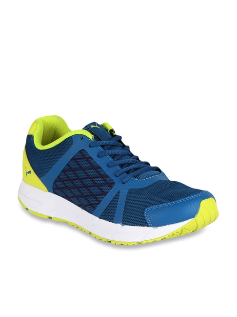 Mykonos Blue \u0026 Yellow Running Shoes 