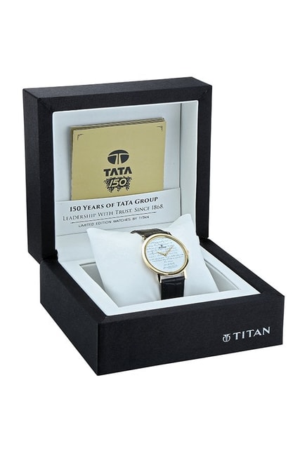 Buy Titan 1595YL05 Tata 150 Limited Edition Analog Watch for Men Online ...
