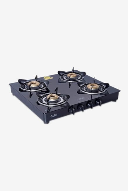 Buy Glen 1043 Gt 4 Burner Gas Cooktop Black Online At Best Price