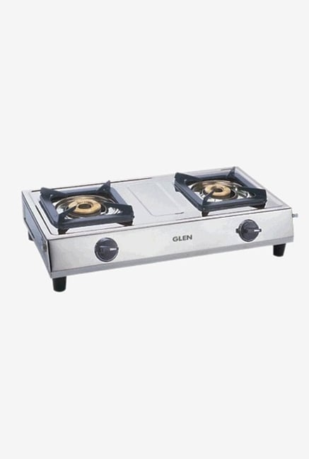 Buy Glen Lpg Stove 1021 Ss 2 Burner Gas Cooktop Steel Online At