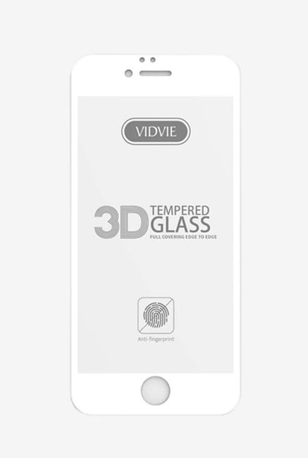 Vidvie GLPL1306 Clear Tempered Glass for Apple iPhone 6 Plus, 6s Plus with Installation Kit White