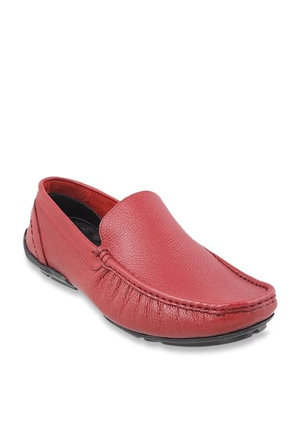 mochi red loafers