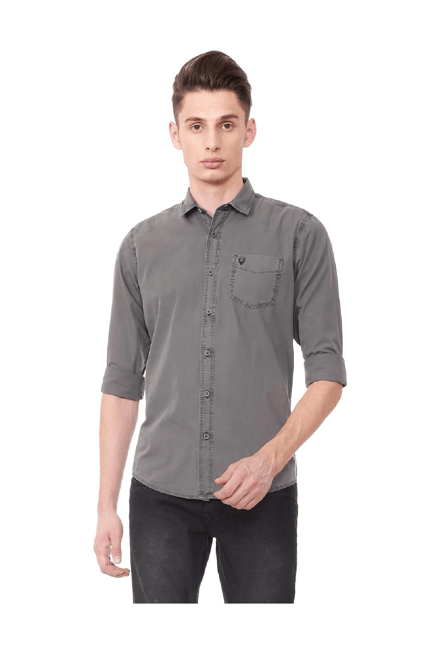 allen solly grey tshirt