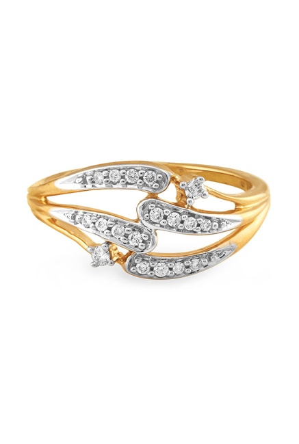 Tanishq 18 kt Gold & Diamond Ring from Tanishq at best prices on Tata CLiQ