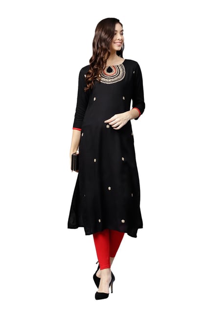 Varanga hot sale black kurta