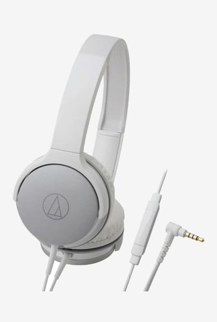 Audio-Technica ATH-AR1IS On The Ear Wired Headphones (White)