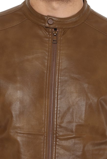 mufti leather jacket