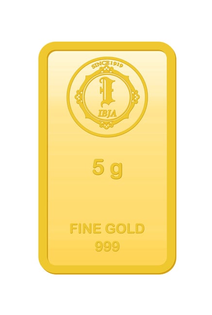 Buy IBJA Gold 24k (999) 5g Gold Bar Online At Best Price @ Tata CLiQ