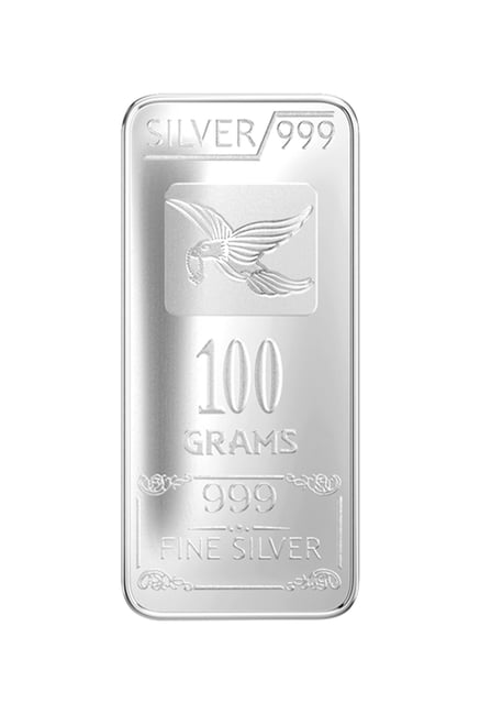 Buy Joyalukkas 999 100gm Silver Bar Online At Best Price @ Tata CLiQ