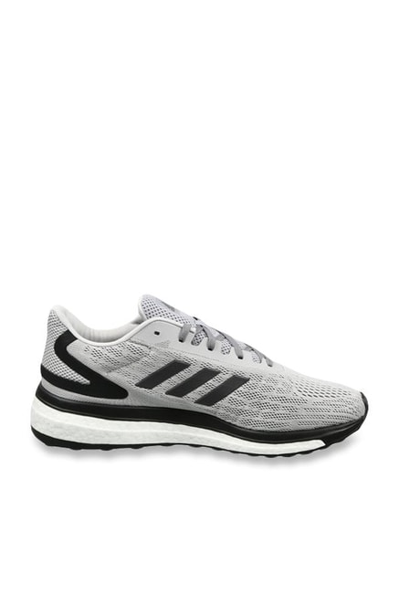adidas men grey running shoes