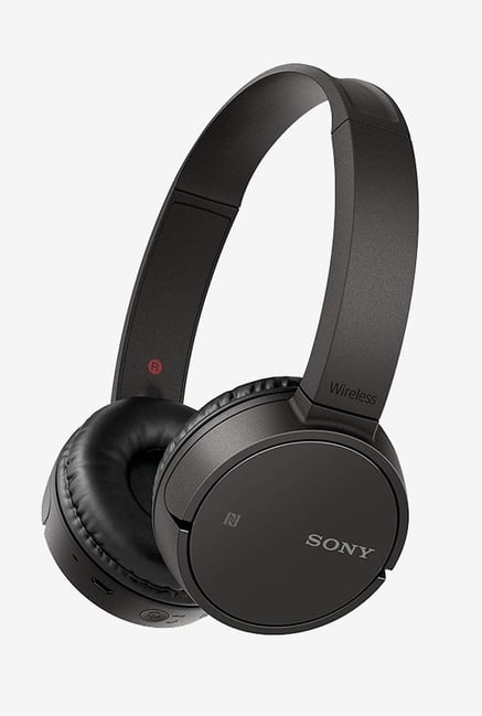 Sony WH-CH500 On the Ear Bluetooth Headphones with Mic (Black)