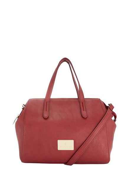 caprese red handbag
