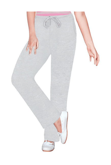 Enamor Grey Textured Pants-picture-42