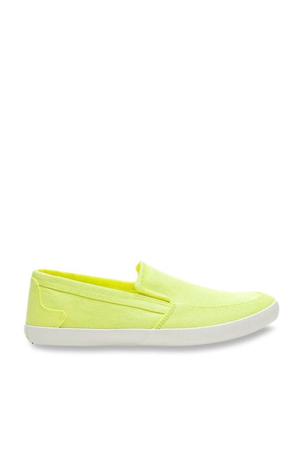lime green loafers