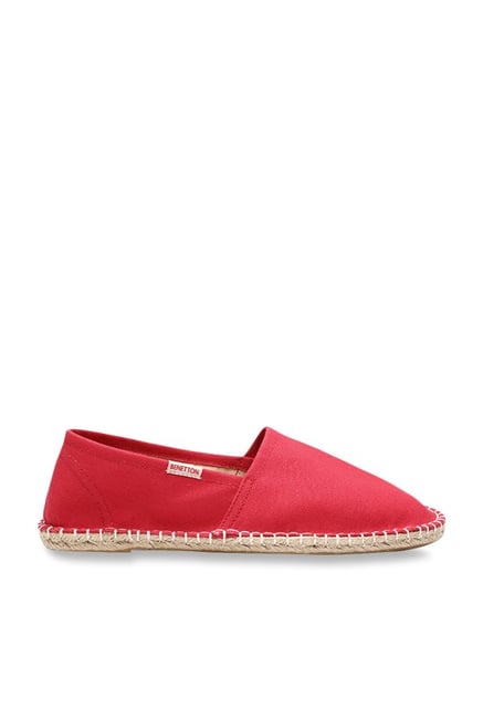 united colors of benetton red shoes