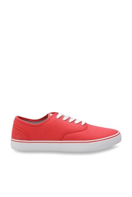 united colors of benetton red sneakers