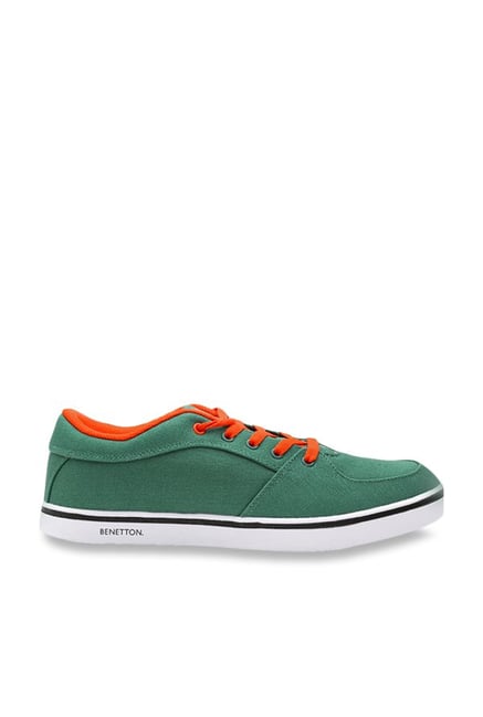 Benetton Green Casual Sneakers 