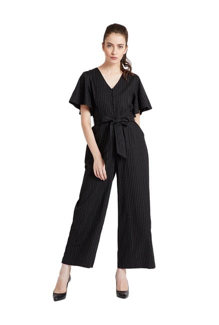 black maxi jumpsuit