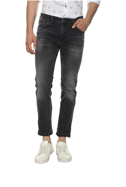 Buy Blackberry Black Slim Fit Jeans for 