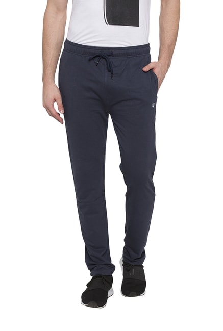 Buy Olive Cotton Solid Track Pant for Men | Status Quo
