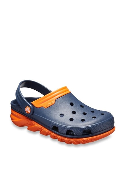 orange crocs for men