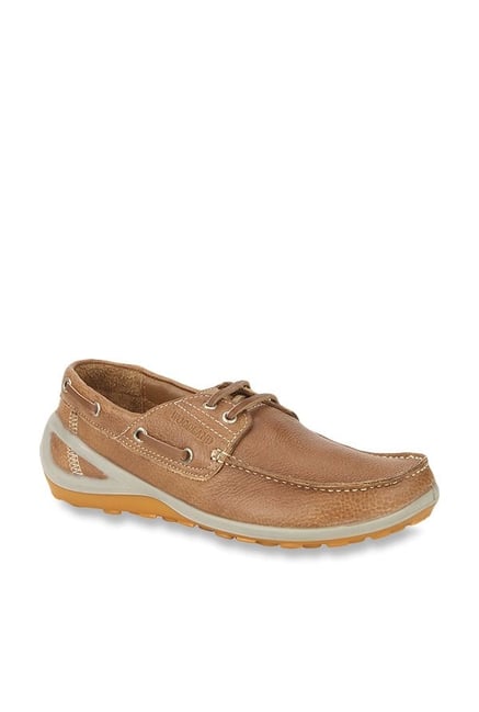 Woodland Tan Boat Shoes from Woodland 