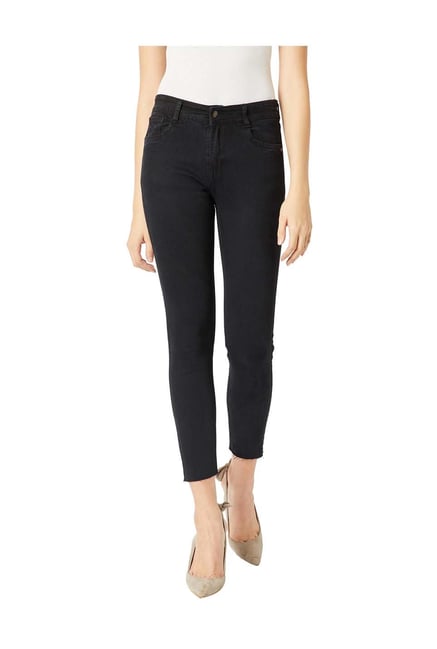 Miss Chase Black Cotton Slim Fit Jeans-picture-28